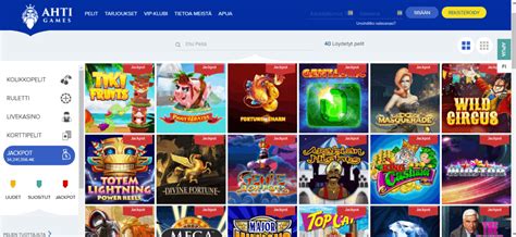 Ahti Games Casino Kokemuksia .